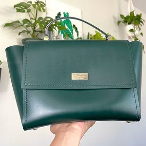 Deep Green Exterior Kate Spade Purse